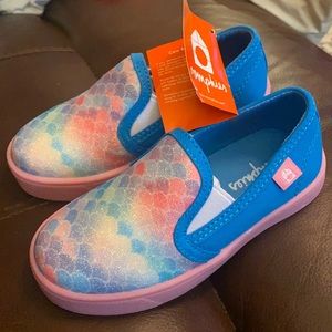 New kids Mermaid slip on shoes